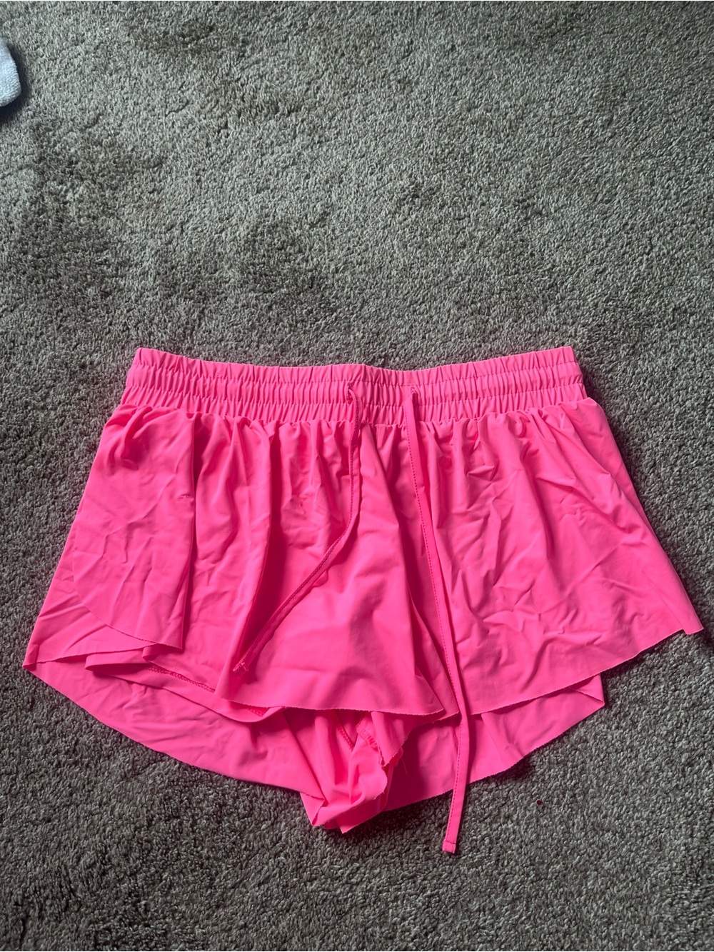 Women’s Pink Athletic Layered Shorts